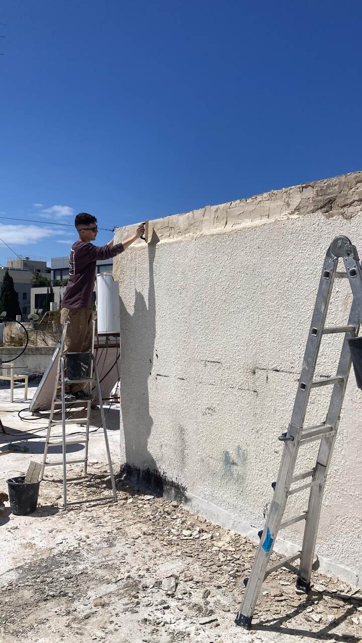 תוצאה מרשימה של שיקום חזית בניין - גימור מושלם